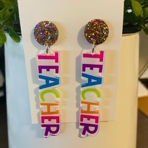 Teacher earrings